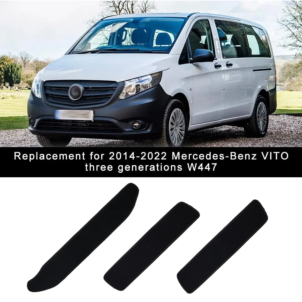 Carpet Floor Mats for Mercedes BENZ Vito III W447 / Viano 2014-2022 Door Mat Entry for Entry Black Carpet Floor Mat Step Mat