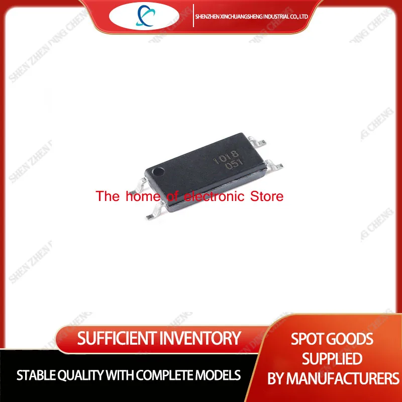 10PCS EL1018 1018 EL1018(TA) VG DC-IN 1-CH Transistor DC-OUT 4-Pin SOP Optocoupler - Phototransistor output.