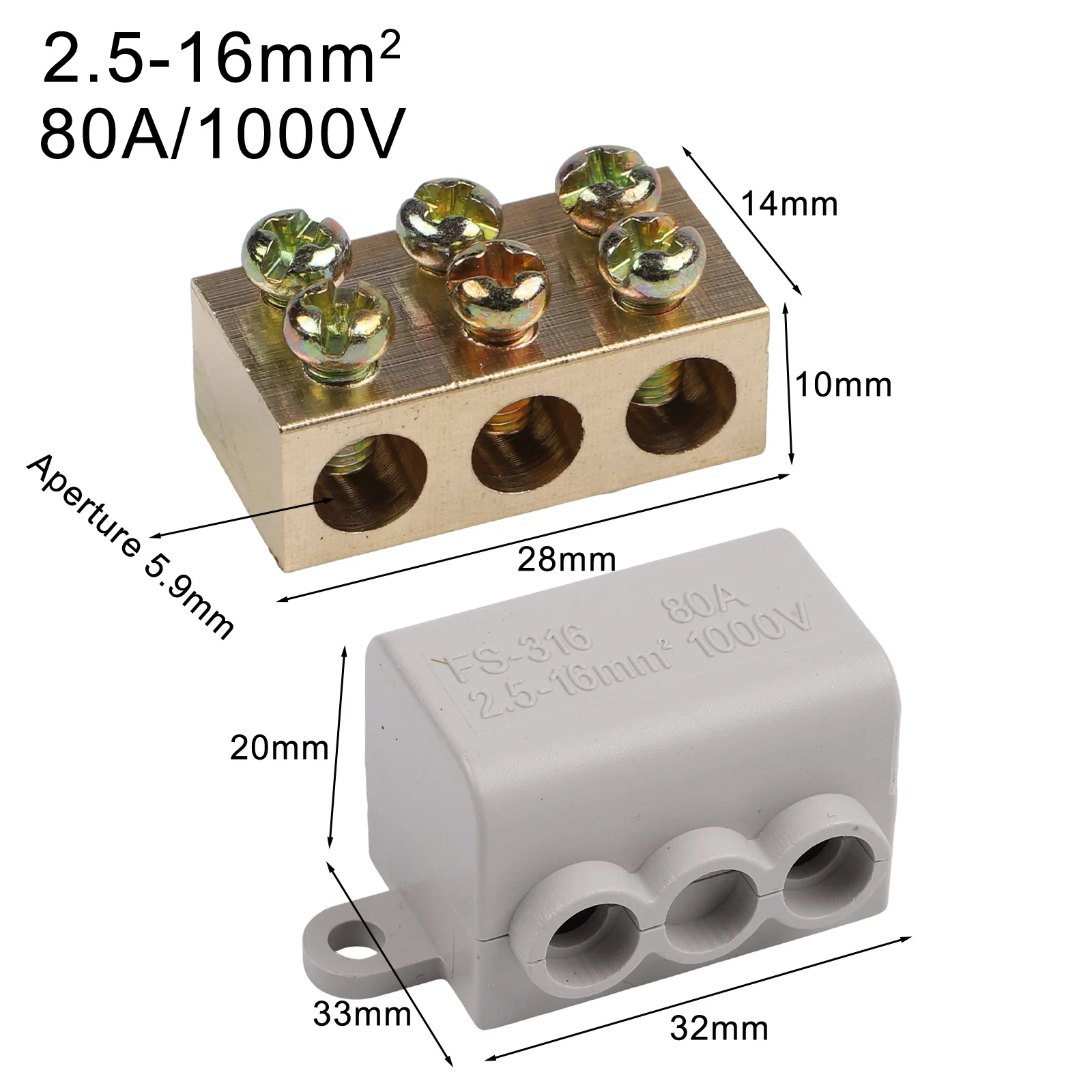 Power Distribution Networks T-Shaped Splitter Simple Installation Versatile Use ABS Material Balanced Power Distribution