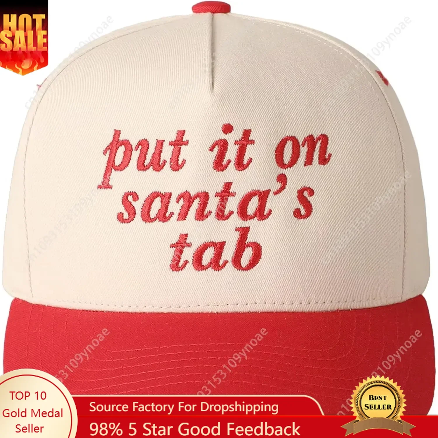 

Put It on Santa Stab Vintage Canvas Trucker Hats Adjustable Baseball Caps Trendy Embroidered Man Women Outdoor Dad Hats Activies