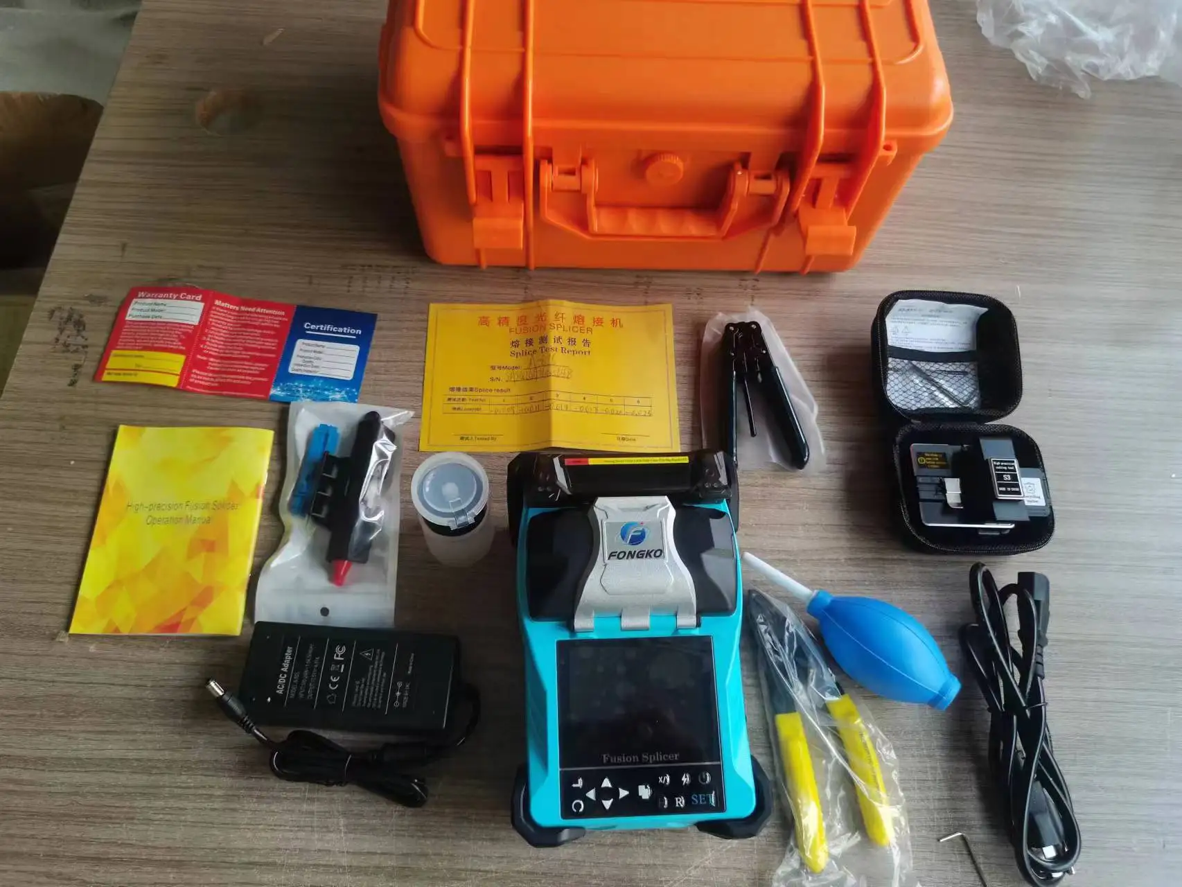 Mesin Penyambung Las Fiber Optic Fusion Splicer Fiber Optic Splicer Fiber Optic Fusion Splicer