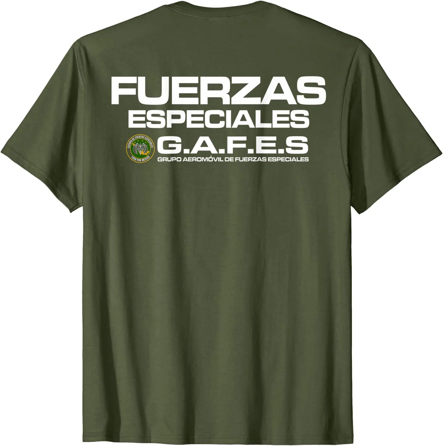 GAFEs Fuerzas Especiales Mexico Special Forces Men T-shirt Short Casual 100% Cotton Shirts Size S-3XL