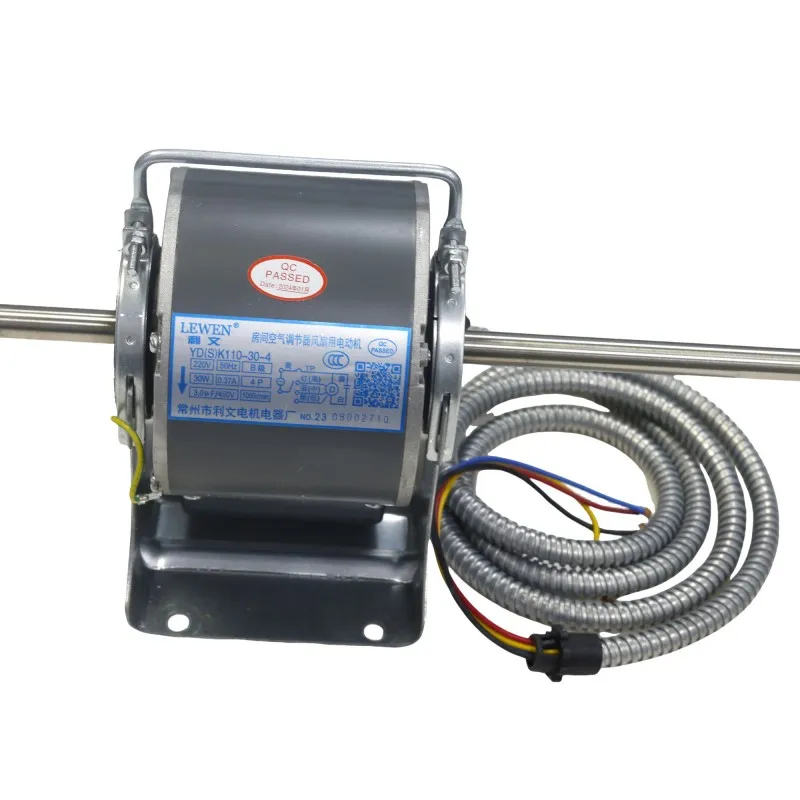 

YD (S) K-60-4 60W 12MM 14MM 220V Single Phase Double Shaft FCU Fan Coil Motor Induction Motor 60W for Coil