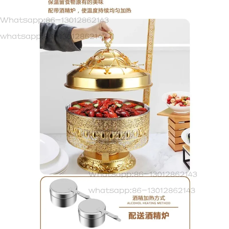 

Buffet Stove Multifunctional Food Holding Stove Golden Stove Alcohol
