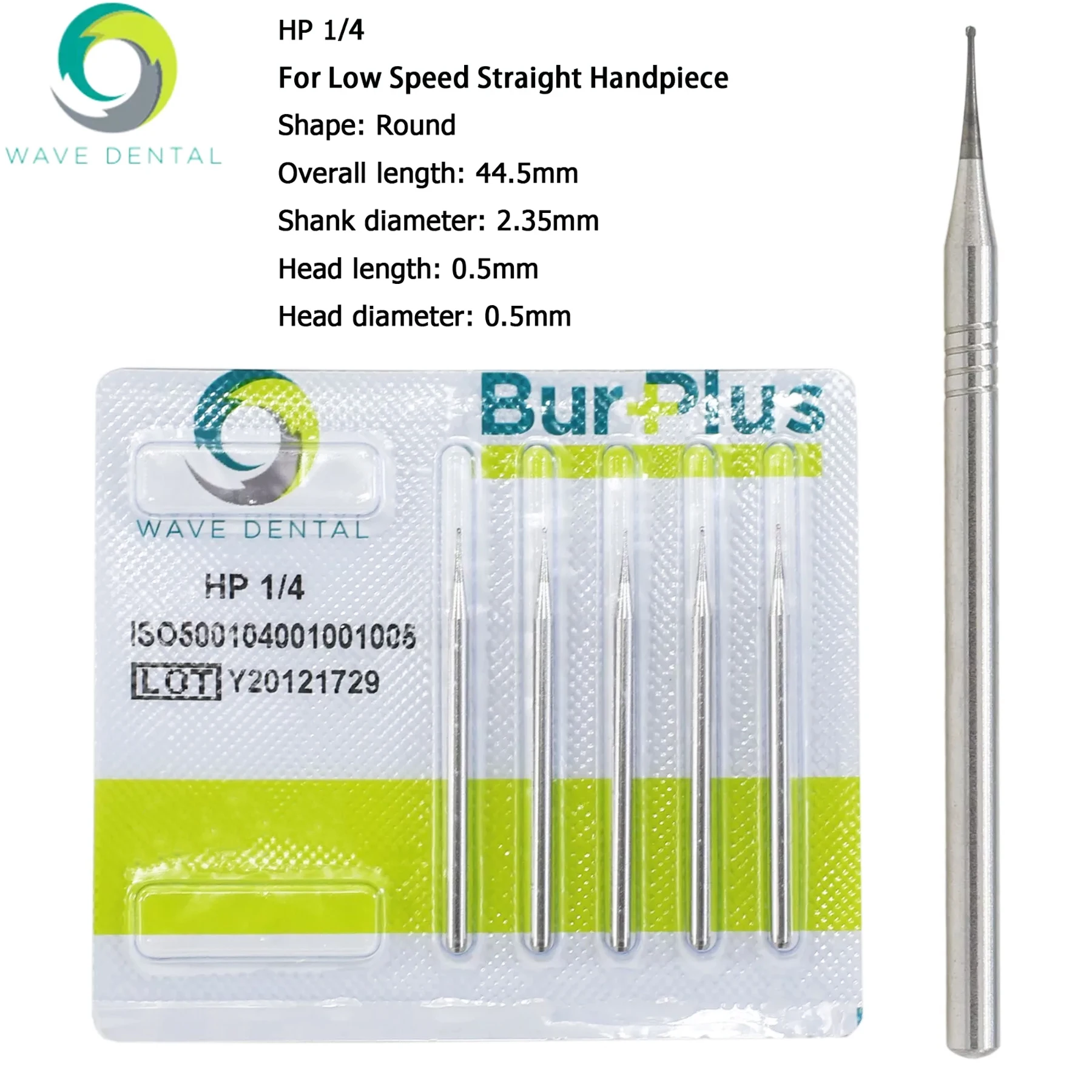 5 قطعة/الحزمة موجة أزيز الأسنان HP 2 8 557 703 مستديرة لقبضة مستقيمة بطيئة السرعة