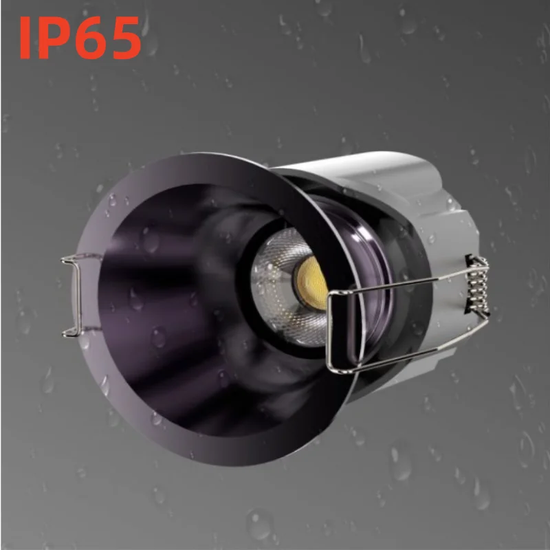 

IP65 full spectrum waterproof spotlight intelligent anti-glare home embedded living room ceiling new no main light