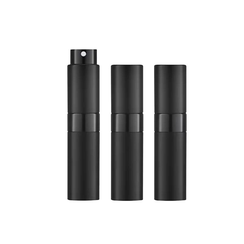 Botella pulverizadora de 8 ml para perfume, adecuada para viajes, dispensador de colonia vacío, pulverizador portátil