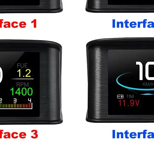 

P10/P10-PRO Car Head Up Display OBD2 Smart Digital Dashboard Head Up Display Mileage OBD Driving Computer Temperature Gauge