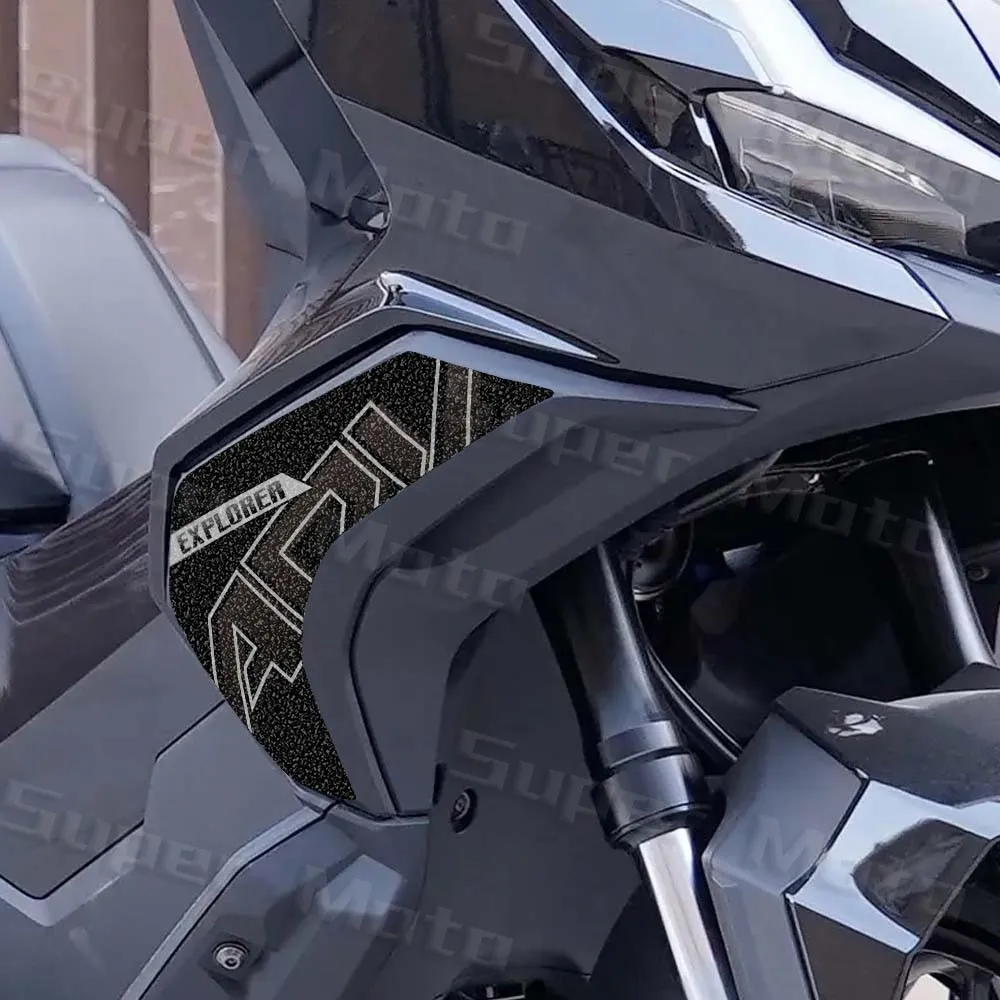 ADV350 ため adv 350 2025 オートバイ厚いつや消しサイドステッカー保護 ADV 350 防水アンチスクラッチデカールアクセサリー