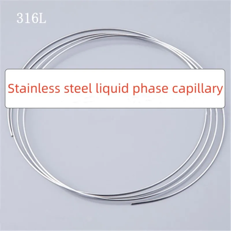 

1000mm liquid phase stainless steel capillary tube 1/16 1/32 1/8 fluid phase stainless steel tubing 316L