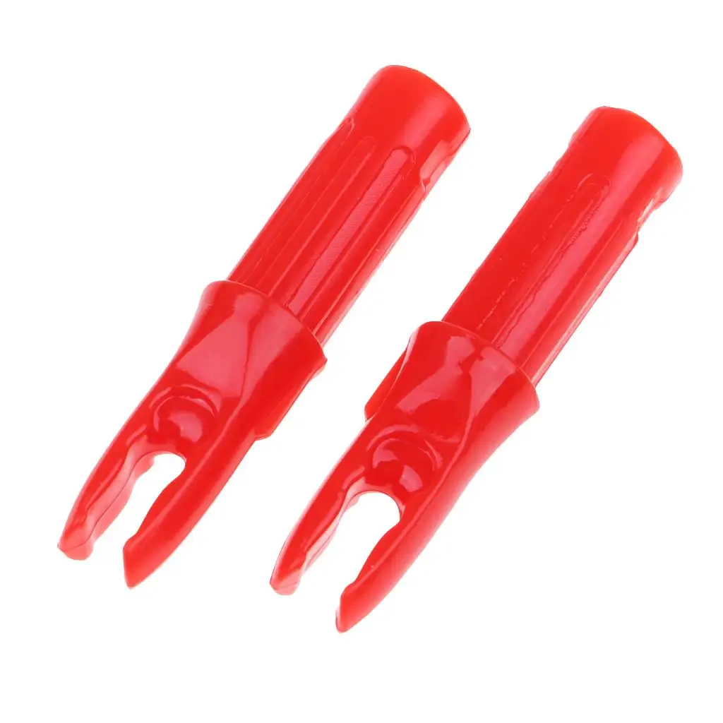 Finger Protector Plastic Arrow Nocks 6.2mm Insert for Archery Equipment and Bow Hunting Arrows