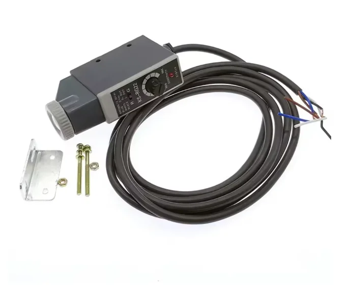 Sensor de código de cor KS-W22 KS-G22 KS-R22 10-30V Detecção de marca Interruptor fotoelétrico Sensor de marca de cor KS-RG22 KS-WR22 KS-WG22