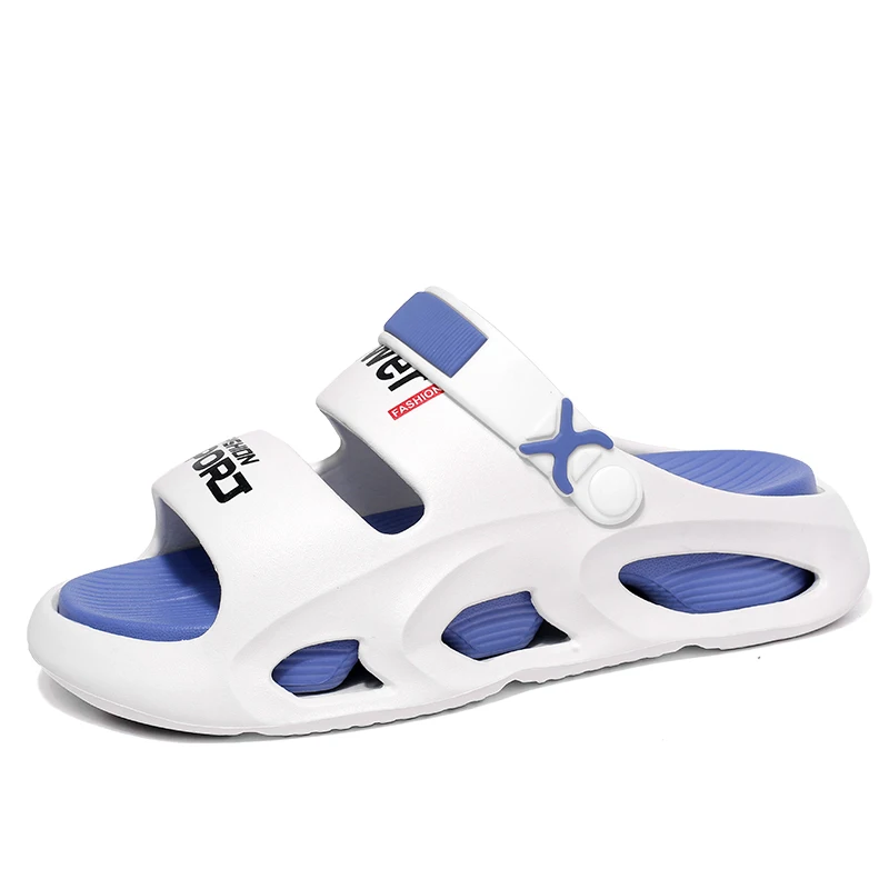 

Мужские тапочки, новые модные спортивные повседневные мужские сандалии большого размера, удобная пляжная обувь, шлепанцы, мужские сабо, шлепанцы для пар