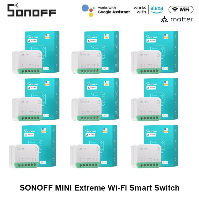 

1-20 шт., смарт-переключатель SONOFF MINIR4M MINI Extreme WiFi