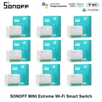 1-20PCS SONOFF MINIR4M MINI Extreme WiFi Smart Home Switch Detach Relay Matter Via EWeLink Voice Control Alexa Google Home