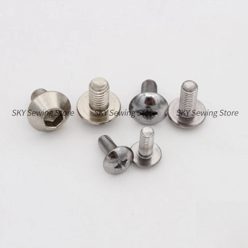 10pcs Frame Connector Hexagon Socket Head Cap Screw Large Flat Head Screws for Tajima Barudan Swf Feiya Zsk Domestic Embroidery