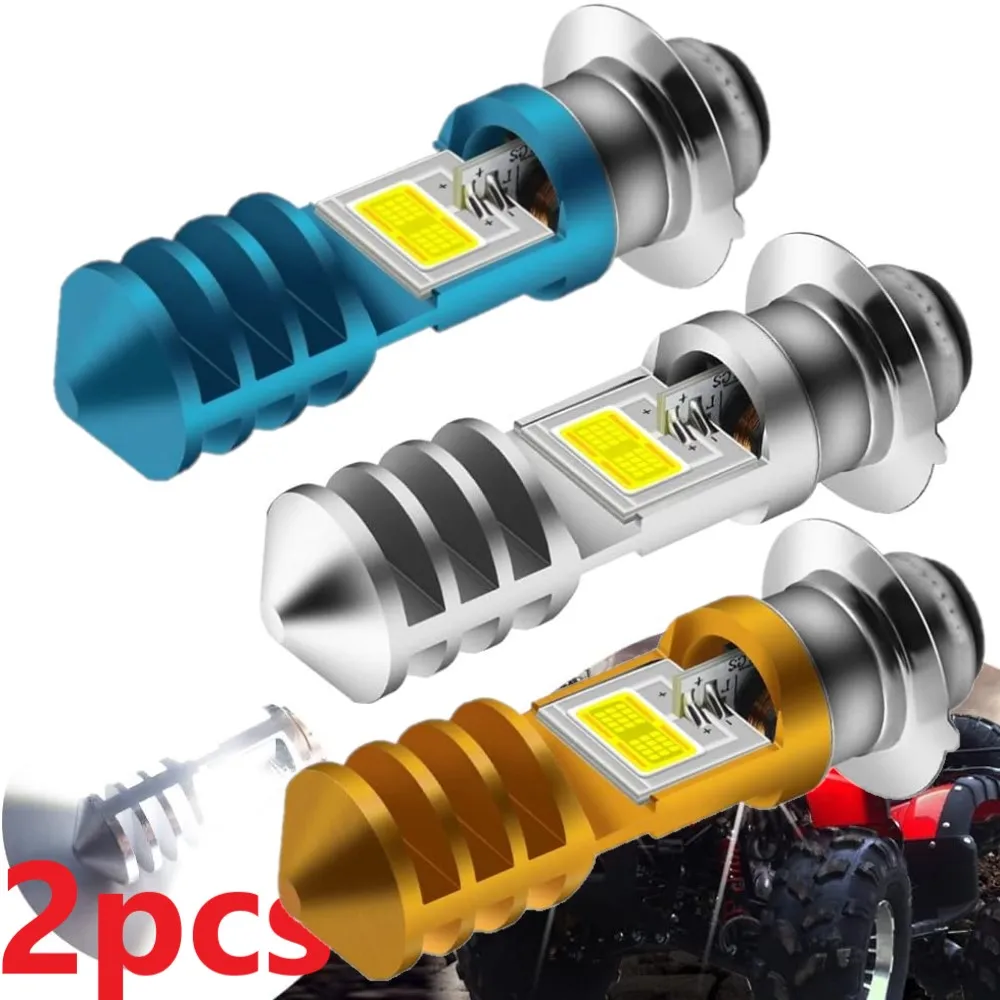 for Yamaha Kodiak Raptor 700 LED Lights, 4KB-84314-01-00 Bulb, Powerful Bright White H6M/P15d LED Directly Replace ATVs OEM 12V