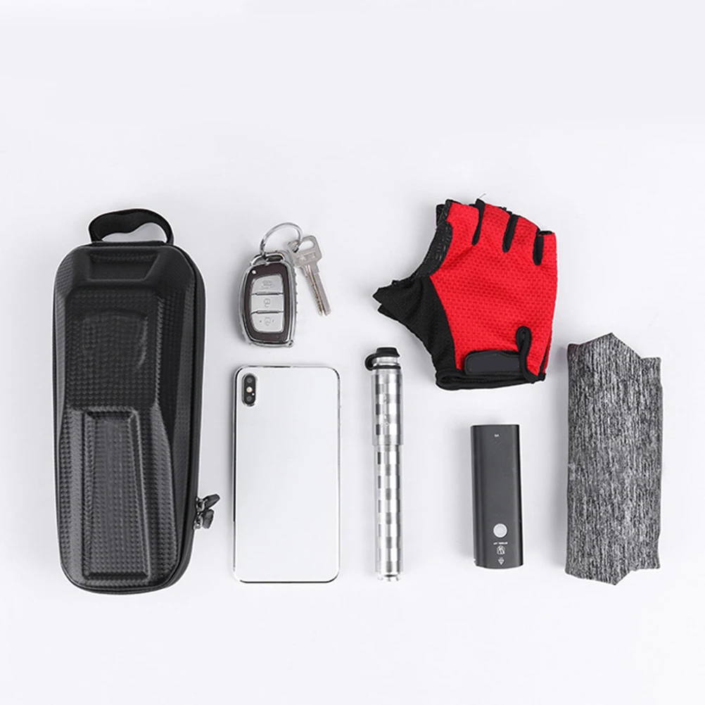

Eva Bike Front Beam Bag Large Capacity Anti-Splashing Shockproof Weatherproof Durable Phone Bag With Mesh Pocket For Mountain