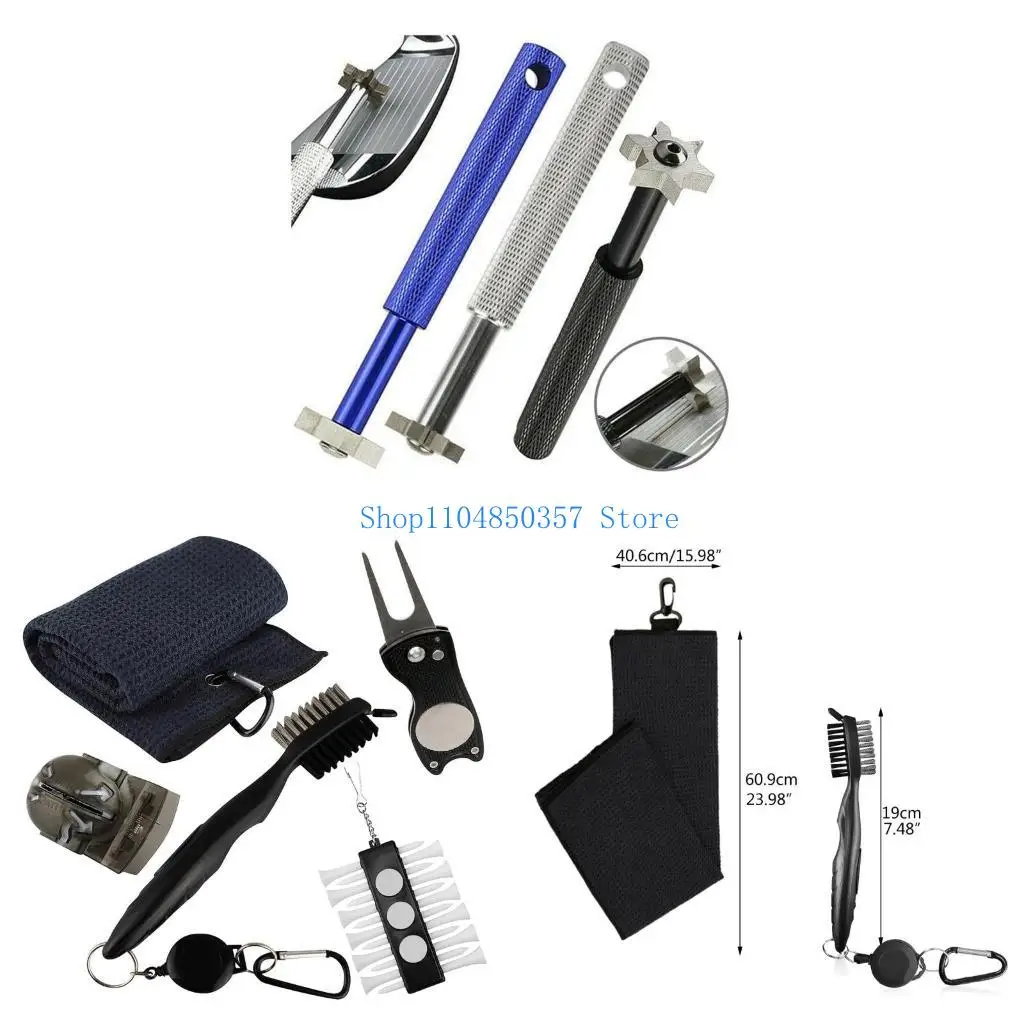 

5ASD Golf Club Cleaning Set для мужчин Женщины полотенец для гольфа.