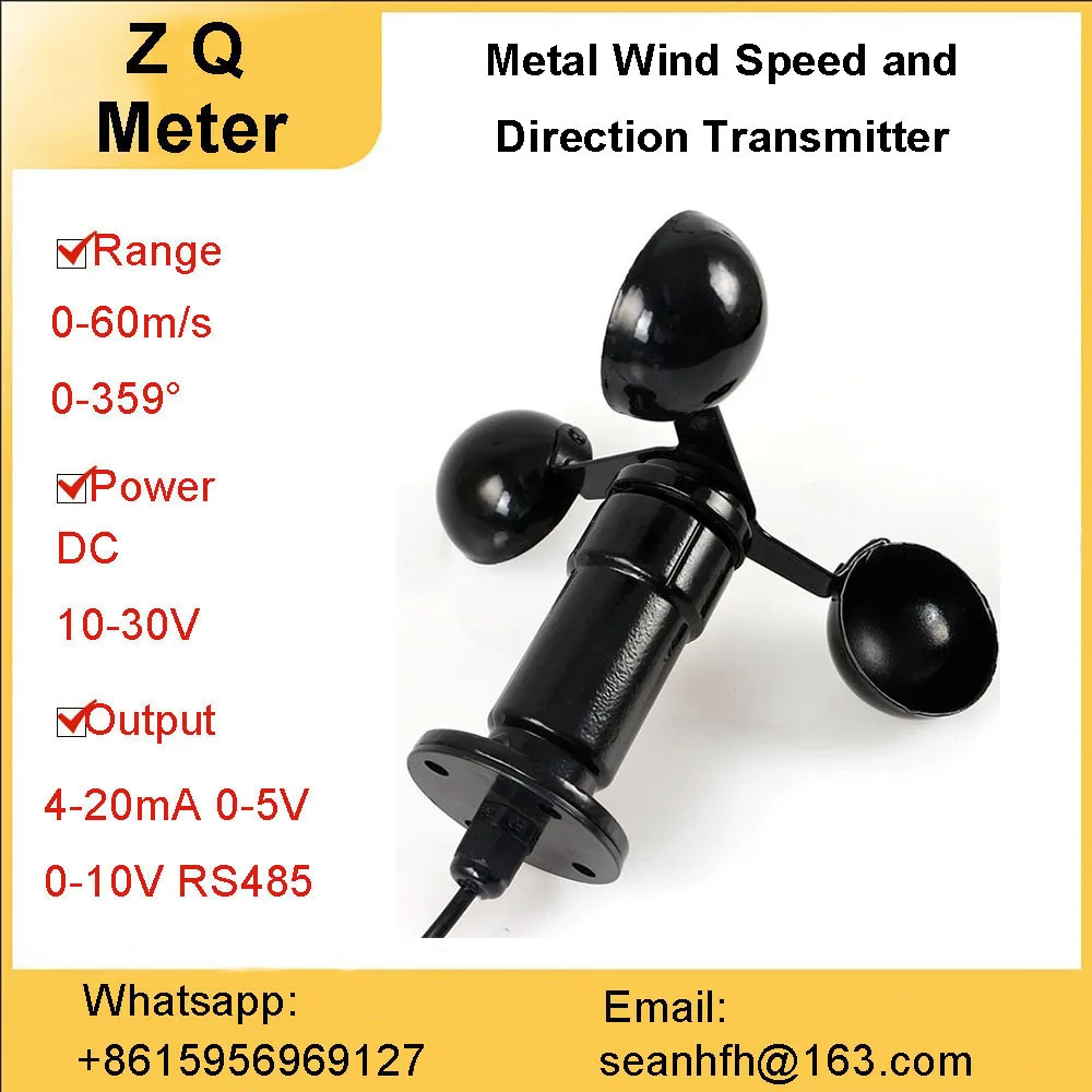 

Wind direction sensor RS485 outdoor wind vane factory meteorological monitoring accessories wind speed vane transmitter