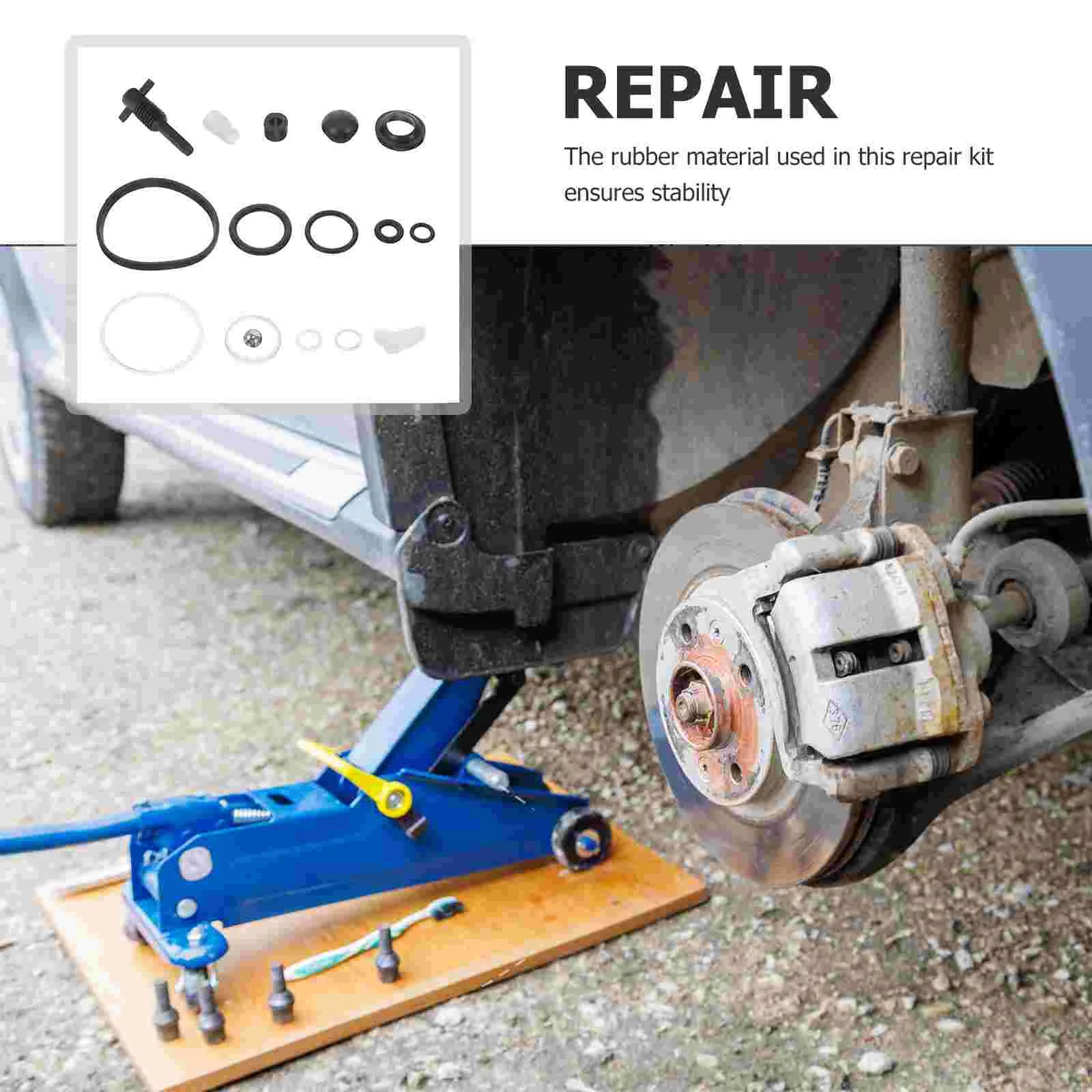 Outils de réparation de cric hydraulique, outils de réparation de cric de plancher, kit de réparation de cric horizontal, partie de cric de remorque de voitures, 1 jeu