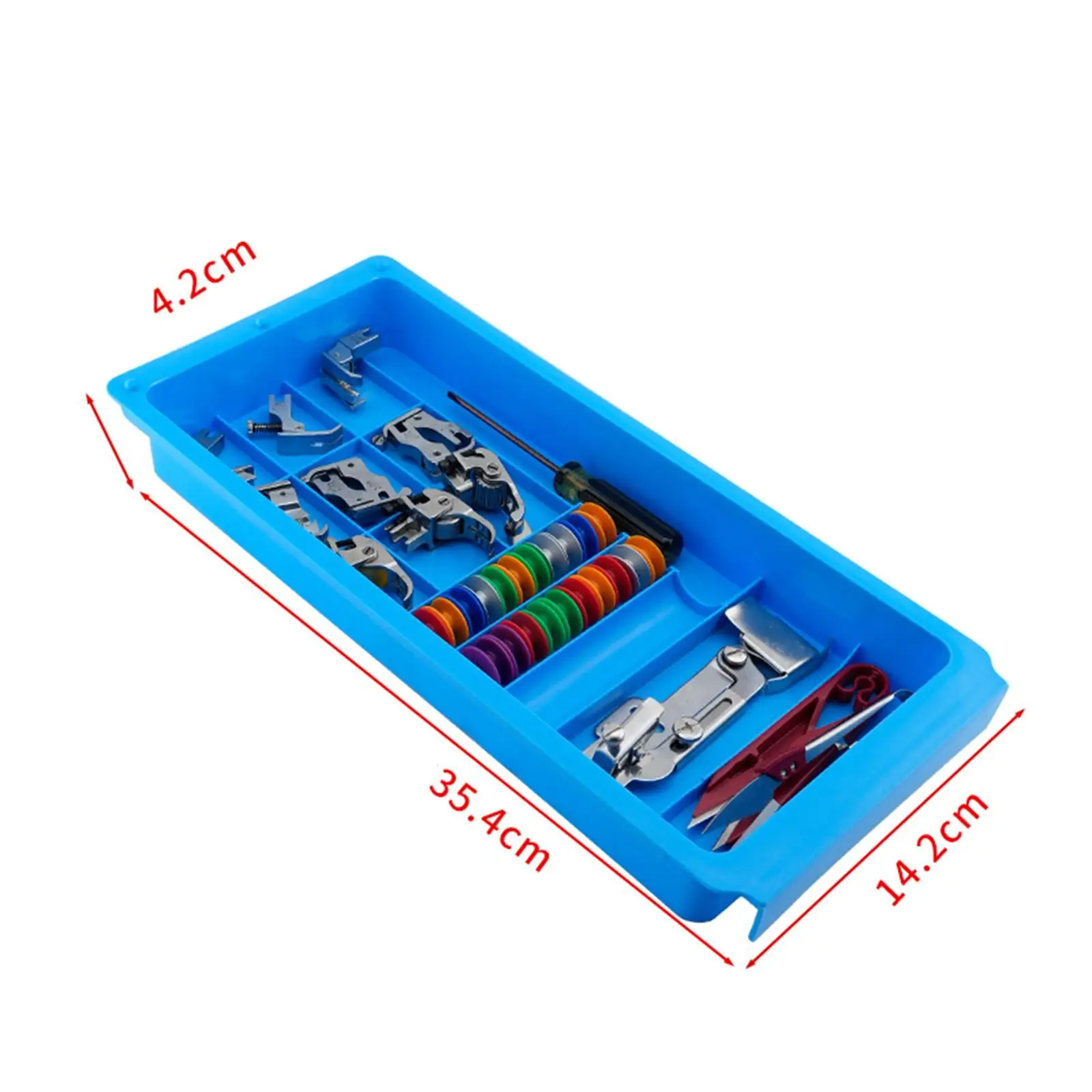 Sewing Machine Table Stand Sliding Drawer PP Under Desk Organizer for Accessories for Sewing Machine and Presser Feet