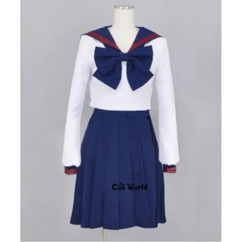 Moon Tsukino Usagi School Uniform Sailor Suit Tops Skirt Outfit Anime Customize Cosplay Costumes