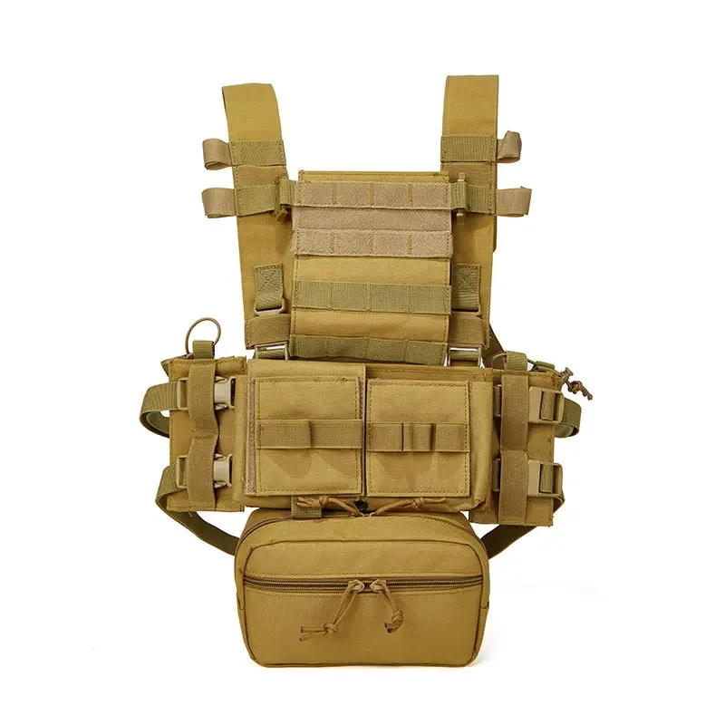 Hunting Molle Vest Chest Rig Airsoft Tactical Vest Pack Magazine Pouch Holster Molle Waist Men MK3 Hunting Vests Game Equipment