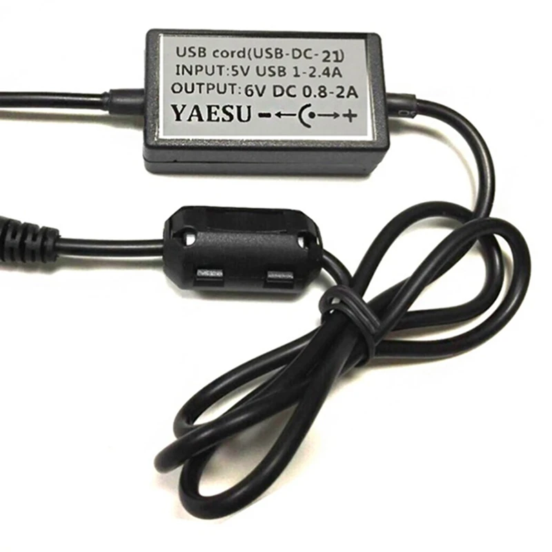 2X USB Cable Charger For Yaesu Radio Vx-1R Vx-2R Vx-3R Radio USB-Dc-21