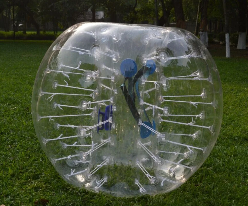 Bolha inflável bolas de futebol 1.2m 1.5m 1.7m 100% material tpu bolha inflável futebol para adolescentes/adultos bola pára-choques para adulto