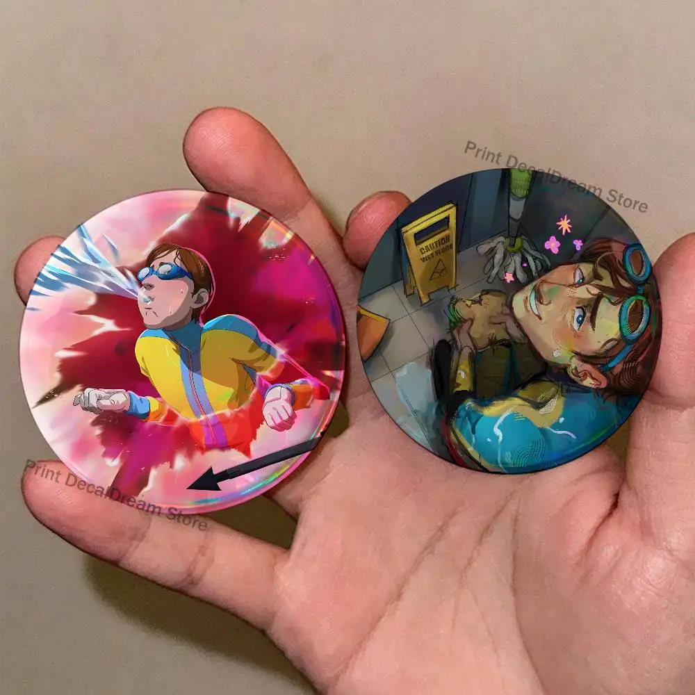 W-Waterboy D-Dispatch Badges Creative Tinplate Button Pins Brooch Creative Quotes Badge Clothes Backpack Jewelry Gift