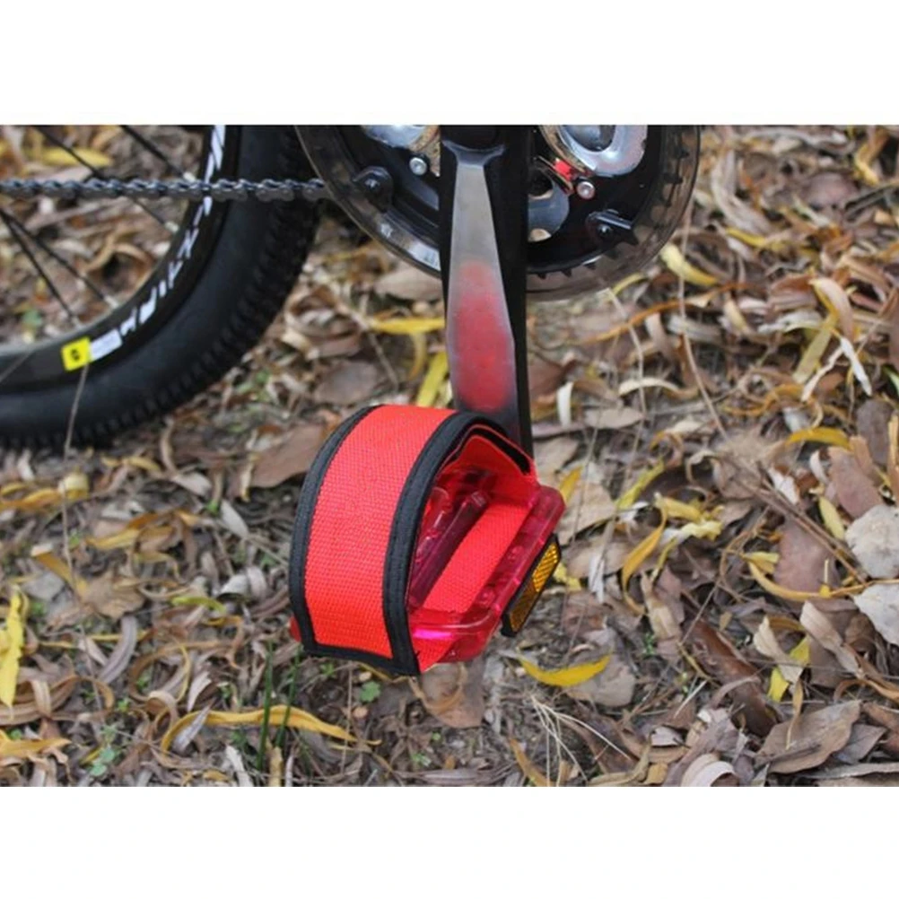 

Bike Pedals with Toe Cages Bicycle Cover Fahrrad Strap Red Fahrradpedale Kinder