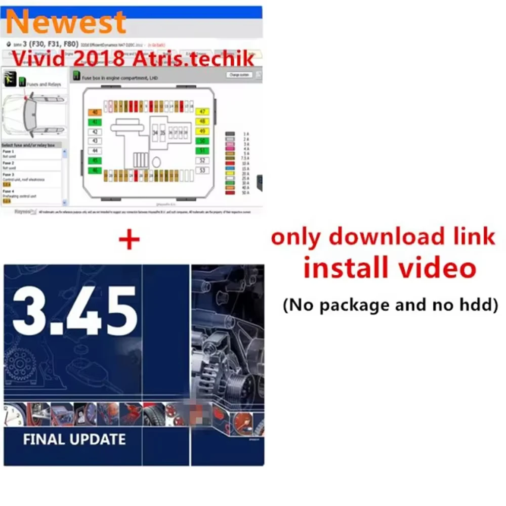 2023 Software de reparación de automóviles Vivid 2018 Taller DATA 2018 Atris-Technik Europa Software de reparación de automóvile