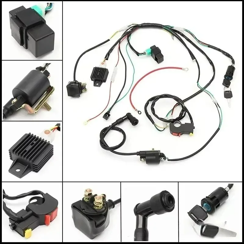 

For 50cc 70cc 110cc 125cc Ignition Stator Wiring Harness High Strength Popular