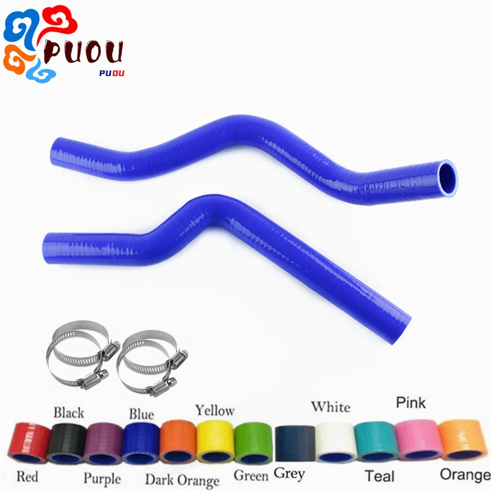 

2 шт., силиконовый шланг радиатора, подходит для MITSUBISHI ECLIPSE 1990-1994 DSM 4G63T 1G