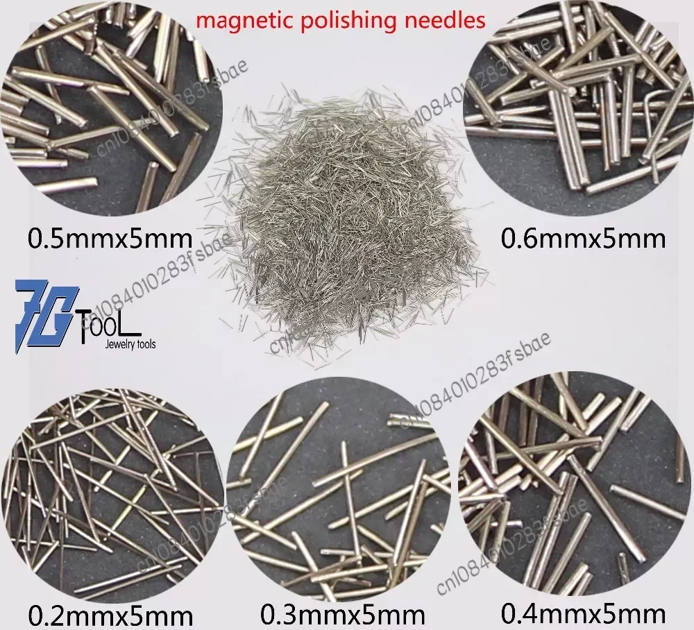 

1000g 0.2-1.0mm Stainless Steel Magnetic Pins Mini Pins Magnetic Tumbler Accessories Dia Jewelry Polishing Needles Media