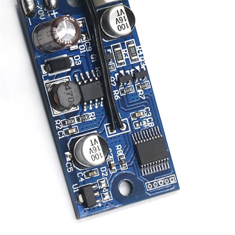 DC 6-70V Cooling Fan Intelligent Temperature Control Module Chassis Cooling Motor Speed Controller For Computer PC