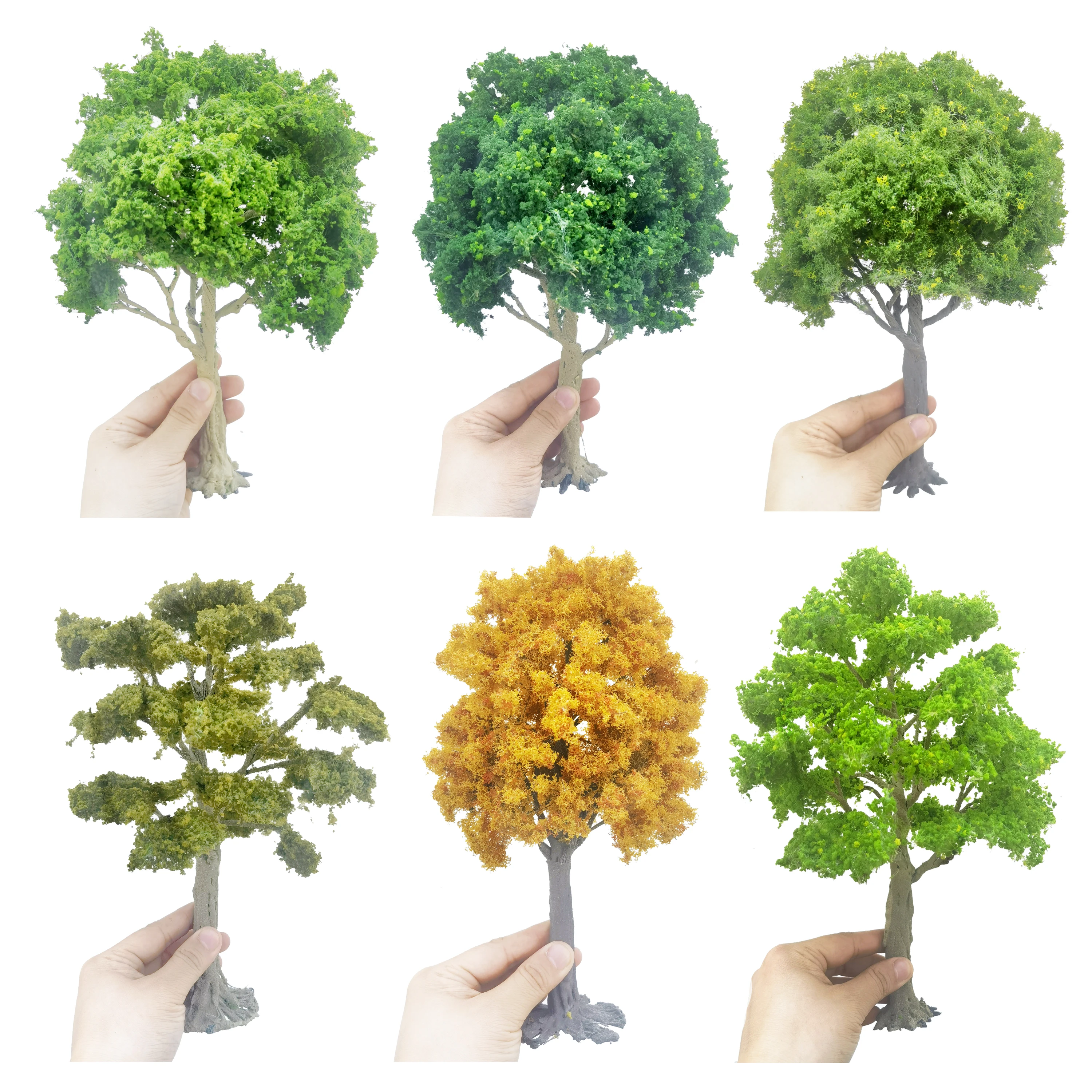 25-30cm miniature simulation wire trunk model tree realistic boutique tree model G scale train model material railway layout