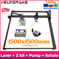 Large Laser Engraving Machine For Metal Cnc Router For Wood Printer 160W Laser Engraver And Cutter With Rotary