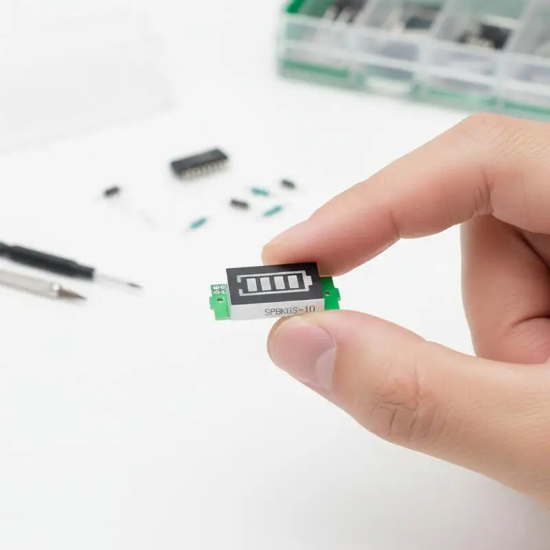 Lithium Battery Capacity Indicator Module 1-4S 3.7V Portable Tester for Camping Portable Power Supply Maintenance