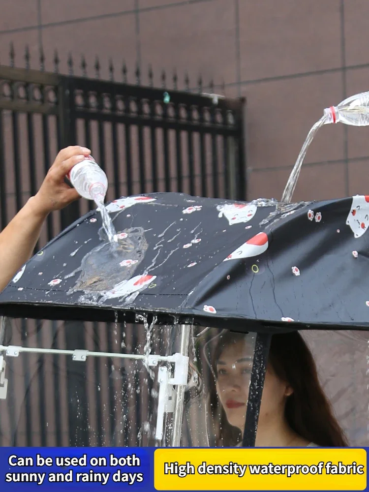 Electric Motorcycle Canopy Motorcycle Sun Protection and Rain Protection Umbrella Winter Cold-proof Motorcycle Shed 오토바이 우막