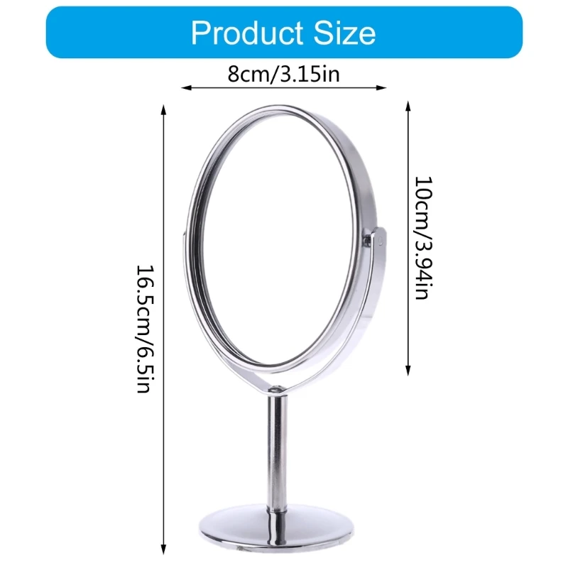Gương trang điểm làm đẹp Gương mỹ phẩm mặt Gương đứng bình thường Dropshipping