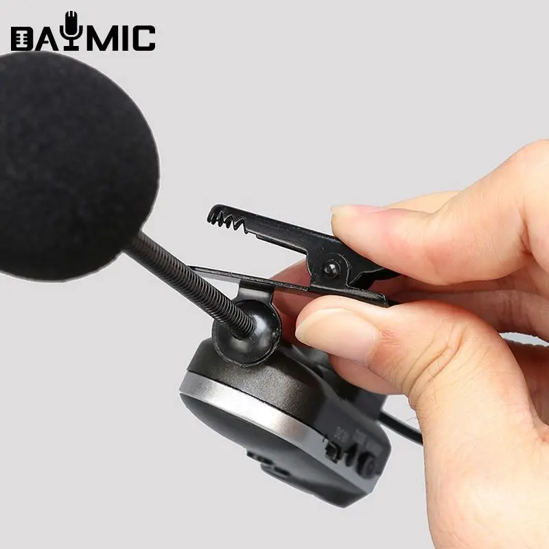 

2 Channel Clip Microfone Audio Interview Wireless Lavalier Microphone UHF FM Mini Mic