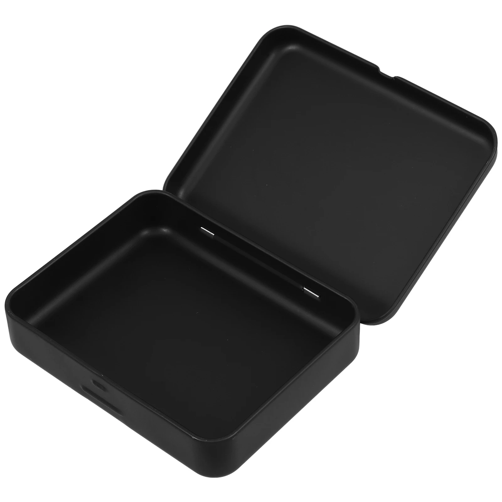 

Iron Storage Slim Design for Cards Photos Coins Small Tin Box Privacy Safe Container Storage