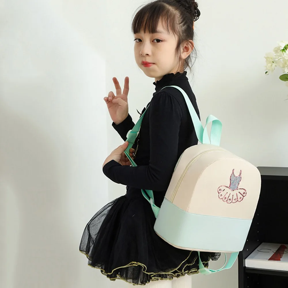 Tas Tari Anak-anak Lucu Tas Balet Bernapas Tahan Air Ransel Tas Olahraga Balet Anak Perempuan Gaya Putri Tahan Aus Sekolah
