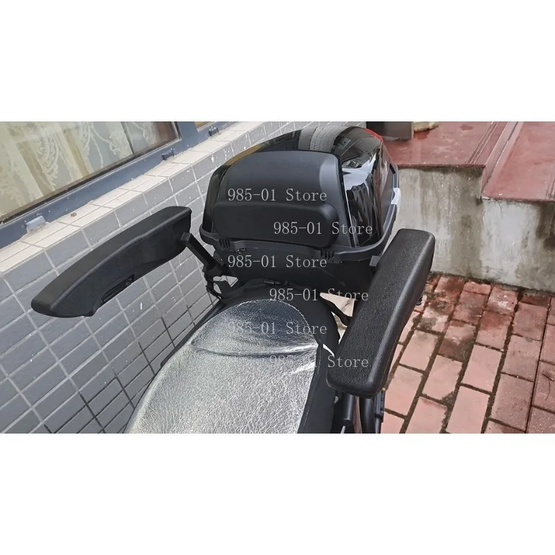 Foldable Electric Scooter Rear Armrest - Child Safety Handlebar for Motorcycle Rear Seat Modification