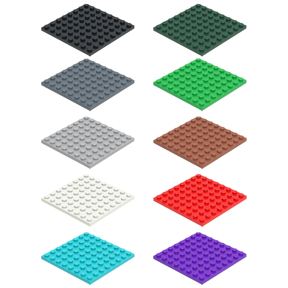 

20PCS MOC 41539 Plate 8x8 Building Blocks Kit High-Tech Board House Bricks Particle DIY Idea Toys Children Birthday Kid Gifts