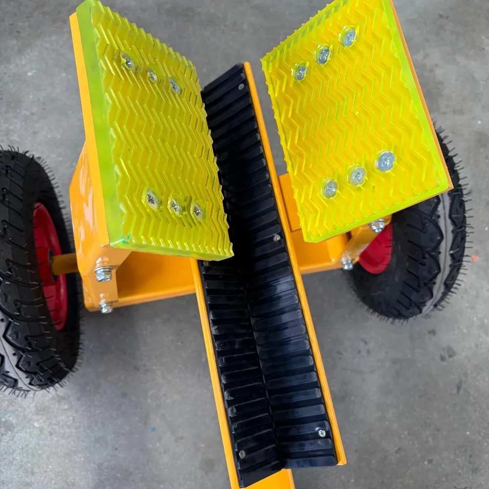Manual Hand Truck Automatic Clamping Design 400kg Glass Transporter Labor-saving Transport Tool.