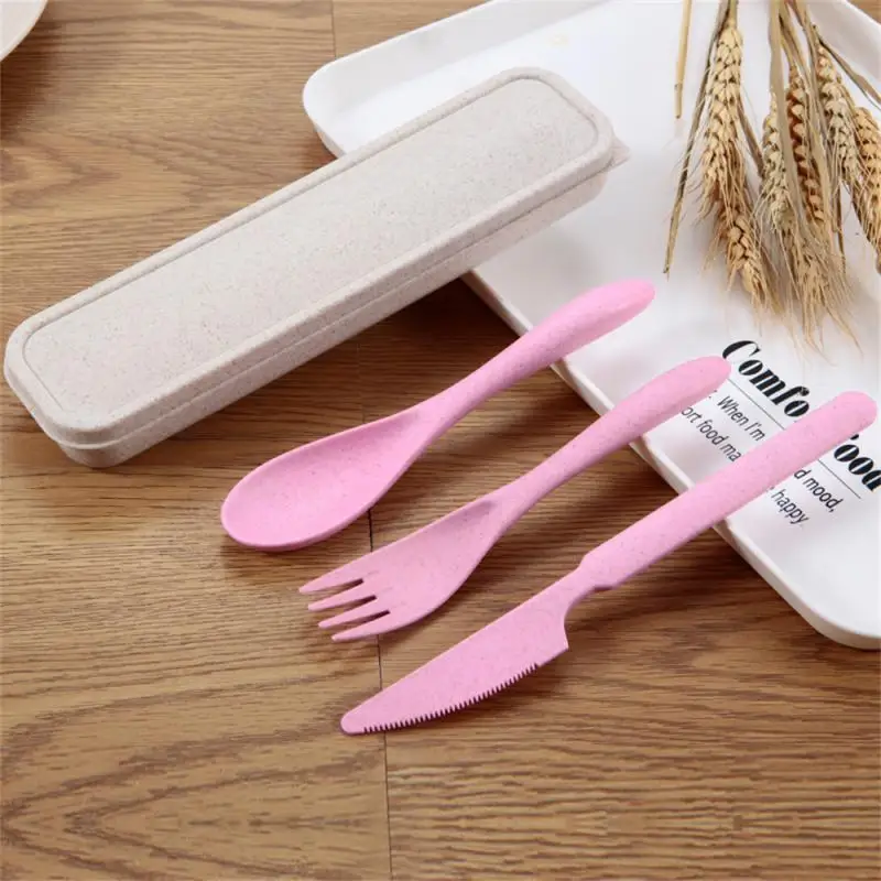 Tableware Light Gravity Travel Set Portable Kitchen Smooth Knife Easy To Clean Accessories Concise Spoon Small Volume Cross