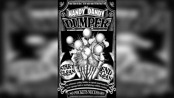 HANDY DANDY DUMPER (Sponge Delivery Device) - Magic tricks (Instant Download)